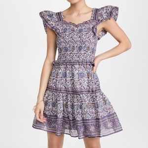 SEA NEW YORK Rosita border smocked dress